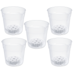 Doniczki do storczyków przeźroczyste 11,5 cm 0,7L x 5 -  wkłady do osłonek