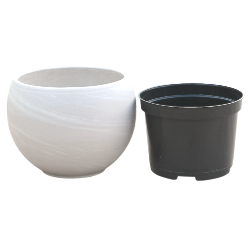 Doniczka Kula Granit 12cm z wkładem RS0.4 - 1.png