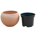 Doniczka Kula Piasek 14cm z wkładem RS0.5 - 1.png
