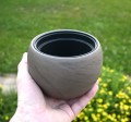 Doniczka Kula Bazalt 14cm z wkładem RS0.5 - 3.JPG