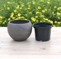Doniczka Kula Bazalt 14cm z wkładem RS0.5 - 5.JPG