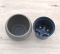 Doniczka Kula Bazalt 14cm z wkładem RS0.5 - 6.JPG