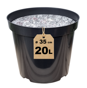 Doniczka 20L 35cm RS20 na pomidory drzewka choinki iglaki + ściółka filcowa