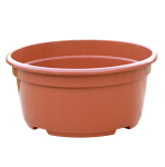 Misa plastikowa 20cm 2,2L Terakota - doniczka na chryzantemy wrzosy stroiki