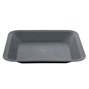 Podstawka pod doniczkę kwadratowa 30,5 cm NPB VEGA czarna plastikowa