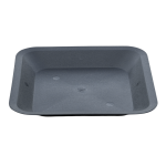 Podstawka pod doniczkę kwadratowa 28,5 cm NPB VEGA czarna plastikowa