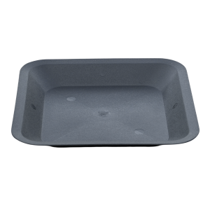 Podstawka pod doniczkę kwadratowa 28,5 cm NPB VEGA czarna plastikowa