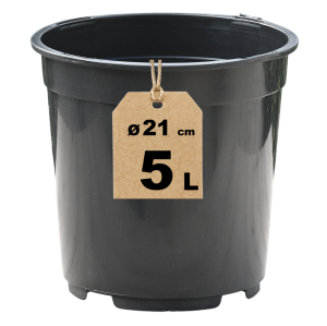 Doniczka produkcyjna szkółkarska DonKwiat RH5A 5L 21cm okrągła wysoka