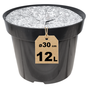 Doniczka na pomidory ogórki paprykę 12L 30cm + osłona filcowa ściółkująca