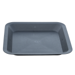 Podstawka pod doniczkę kwadratowa 33,5 cm NPB VEGA czarna plastikowa