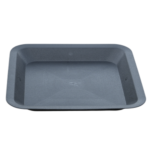 Podstawka pod doniczkę kwadratowa 33,5 cm NPB VEGA czarna plastikowa