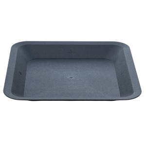 Podstawka pod doniczkę kwadratowa 36,5 cm NPB VEGA czarna plastikowa