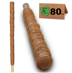Palik kokosowy do monstery 80cm gruby, podpora do roślin, tyczka do pnączy