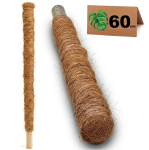 Palik kokosowy do monstery 60cm gruby, podpora do roślin, tyczka do pnączy