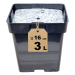 Doniczka 3L 16cm KW z osłoną filcową - na kwiaty, krzewy, drzewka, byliny