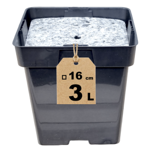 Doniczka 3L 16cm KW z osłoną filcową - na kwiaty, krzewy, drzewka, byliny