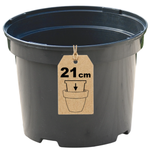 Wkład do osłonki doniczkowej 21cm 4L doniczka produkcyjna uprawowa, drenaż