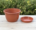 Doniczka 25cm 4,7L terakota z podstawką - 4.JPG