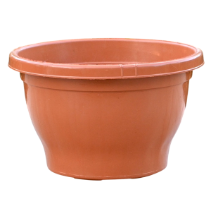Doniczka nagrobna cmentarna 21cm 2,5L Terakota na chryzantemy wrzosy bratki