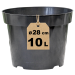 Doniczka produkcyjna 10L 28cm RS10 donica do choinki iglaków i pomidorów