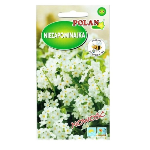NIEZAPOMINAJKA BIAŁA nasiona kwiatów 0,3g