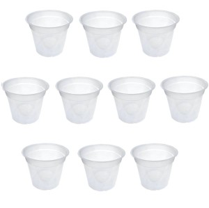 Doniczki do storczyków przeźroczyste 15cm 1,3L Teku MCO-15 x 10szt.