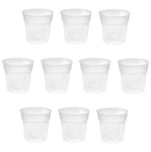 Doniczki do storczyków przeźroczyste 11,5cm 0,7L Teku MCO-12 x 10szt.