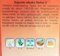 Kapusta włoska późna VERTUS 2 nasiona 2,4g
