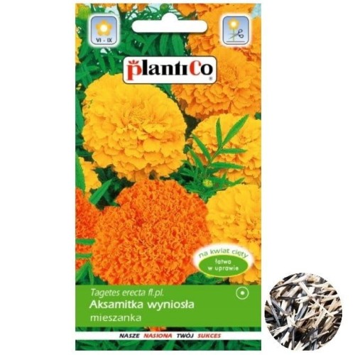 AKSAMITKA wyniosła MIESZANKA kolorów nasiona 1g