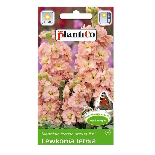 LEWKONIA letnia ŁOSOSIOWA Bara nasiona kwiatów 0,5g