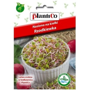 RZODKIEWKA NA KIEŁKI  - zdrowe smaczne i pikantne - nasiona Plantico 20g