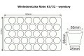 WIELODONICZKA 63/32 paleta rozsadowa z tacką DPT3