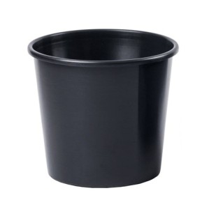 Pojemnik florystyczny na kwiaty cięte 5L 23cm W5 czarny - wiadro bez uchwytu