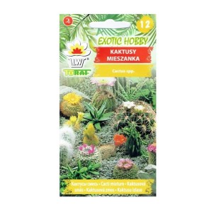 KAKTUSY - mieszanka gatunków - nasiona kaktusów marki Toraf 0,2g