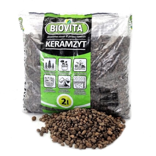 KERAMZYT ogrodniczy ziemia drenaż podłoże 4-8mm 2L