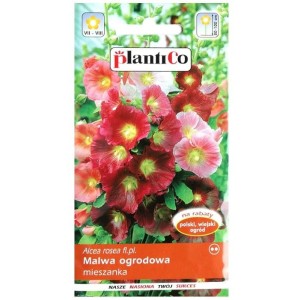 MALWA ogrodowa, prawoślaz wysoki, MIX kolorów - nasiona kwiatów Plantico 1g