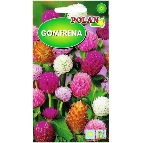 GOMFRENA KULISTA miesznka kolorów, nasiona 0,3g