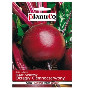 Burak ćwikłowy OKRĄGŁY CIEMNOCZERWONY - nasiona Plantico 10g