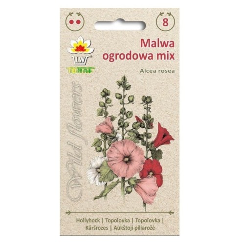 MALWA OGRODOWA MIX nasiona kwiatów Wild Flowers 1g