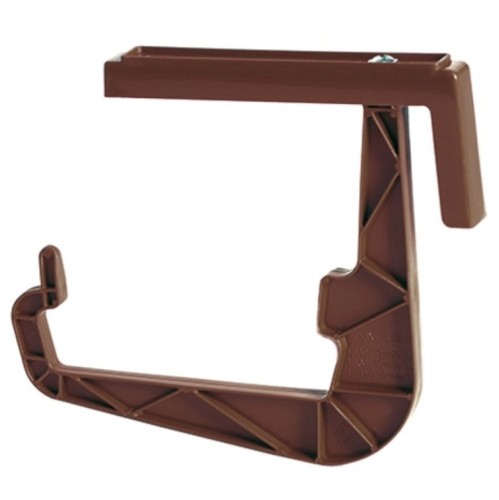 Uchwyt do skrzynek balkonowych HAK BRĄZOWY 1szt